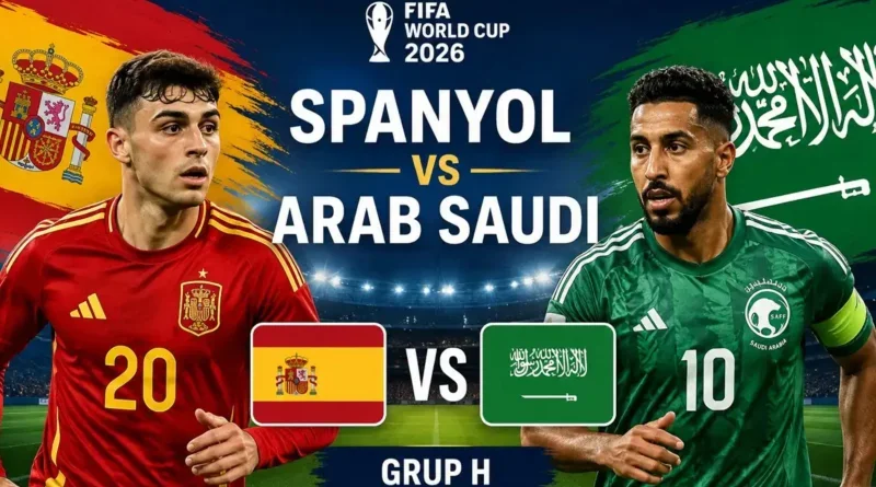 Spanyol Bungkam Arab Saudi Empat Gol Tanpa Balas